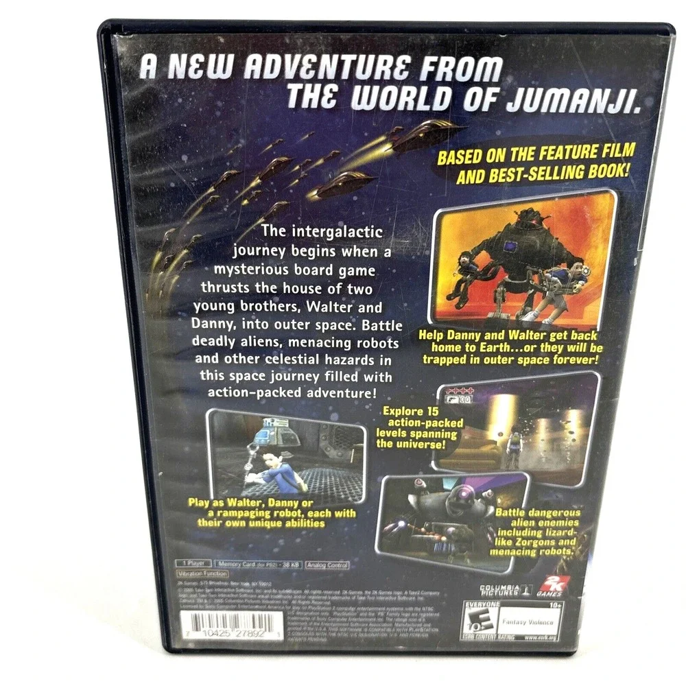 Zathura (Sony PlayStation 2, 2005) PS2 Video Game Complete‎ w Manual
